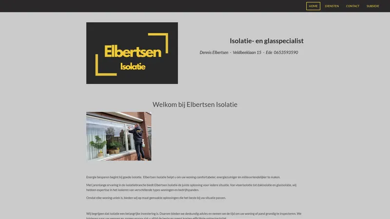 Website van Elbertsen isolatie