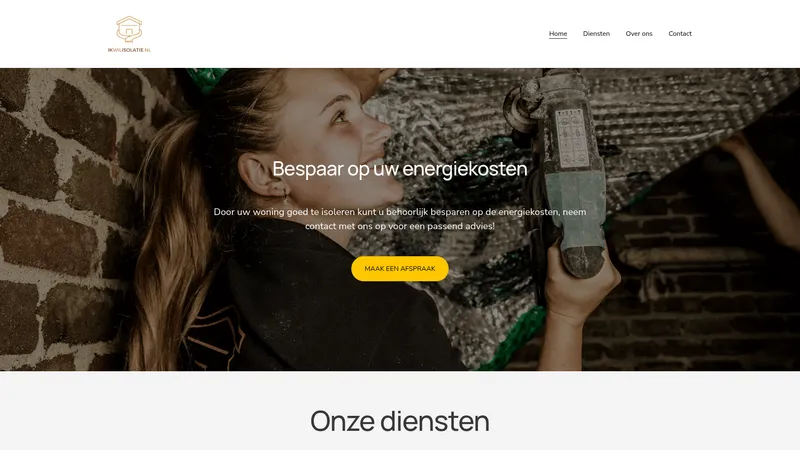 Website van Ikwilisolatie