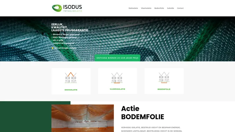Website van Isodus