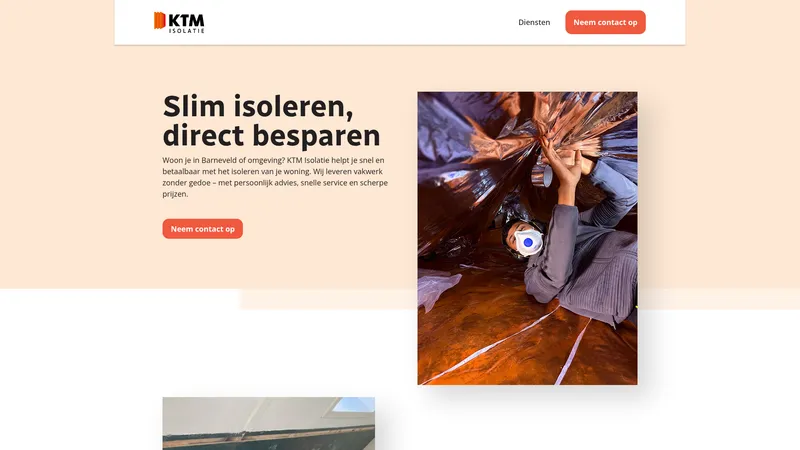 Website van KTM Isolatie
