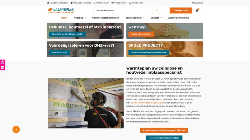 Website van Warmteplan B.V.